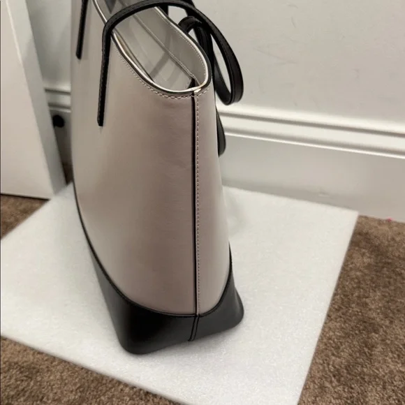Kate Spade Sawyer Street Large Tote bag gray and black leather - Picture 4 of 9